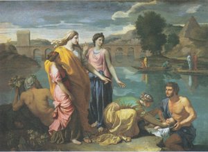 La Découverte de Moïse - Nicolas Poussin
